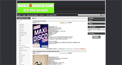 Desktop Screenshot of musicxworld.com